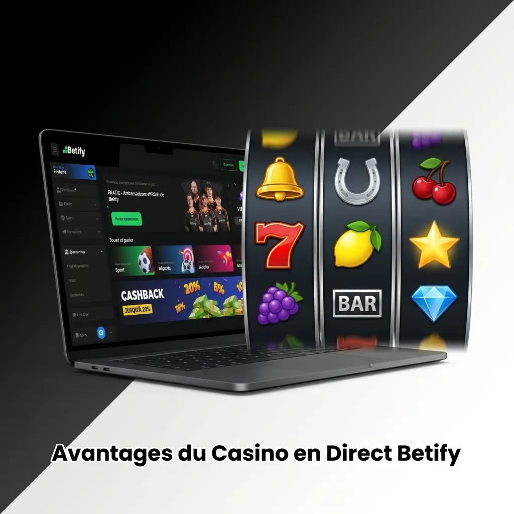 Croupier en direct sur Betify filmé en studio avec table de jeu et cartes visibles en temps réel