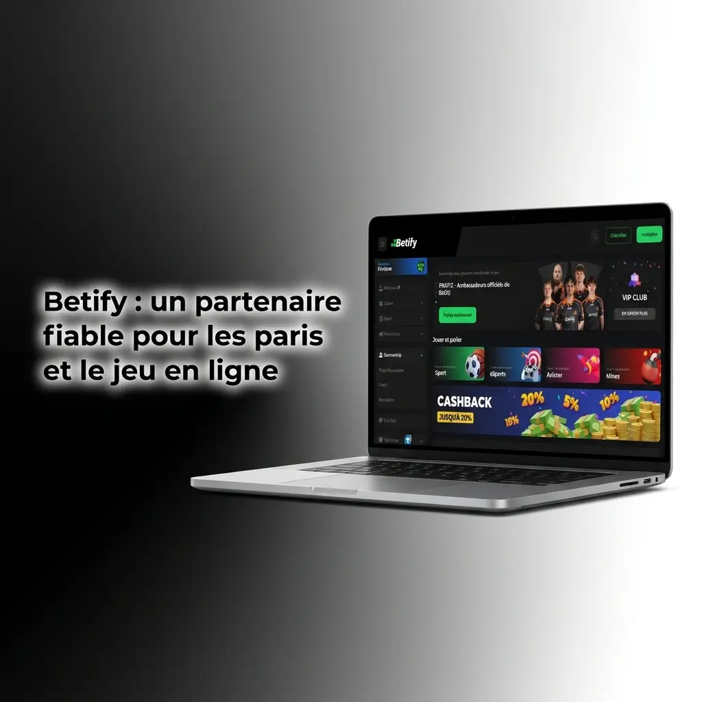 Betify : plateforme de paris sportifs et casino en ligne sécurisée, accessible via application mobile Android et iOS
