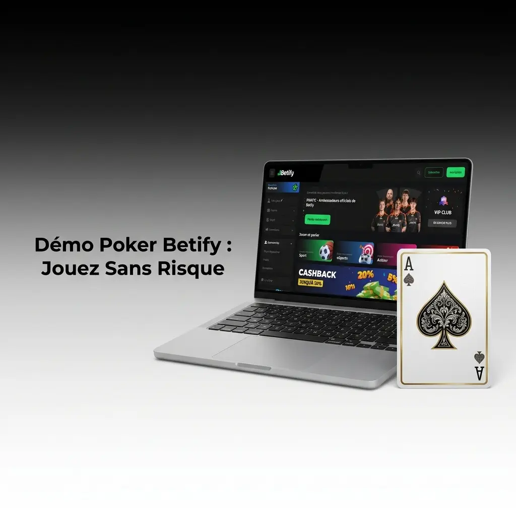 Démo poker Betify gratuite : testez les variantes sans risque avec crédits virtuels avant de jouer en argent réel.