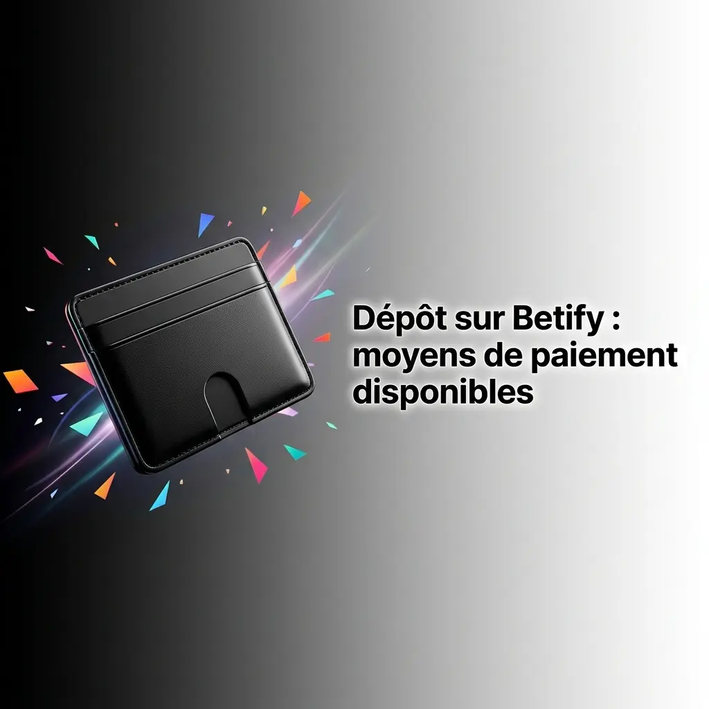 Moyens de paiement disponibles pour déposer sur Betify : carte bancaire, Skrill, Neteller, Paysafecard et virement SEPA.