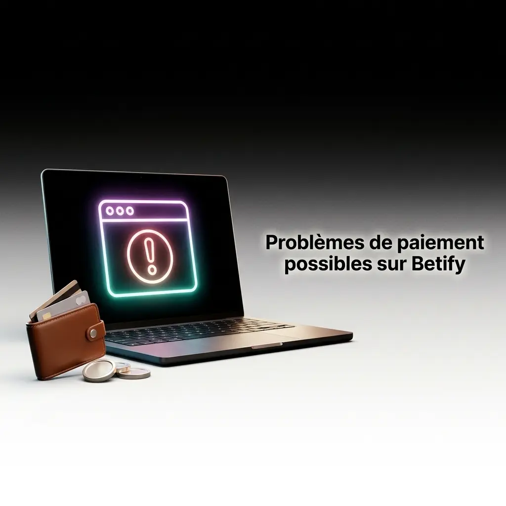 Solutions aux problèmes de paiement sur Betify : dépôt refusé, retrait bloqué, montant hors limites et bonus non misé.