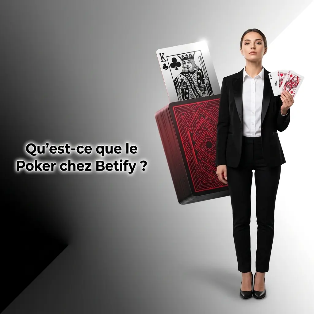 Poker en ligne Betify : Texas Hold'em, Three Card Poker et Video Poker avec règles et mises variées.